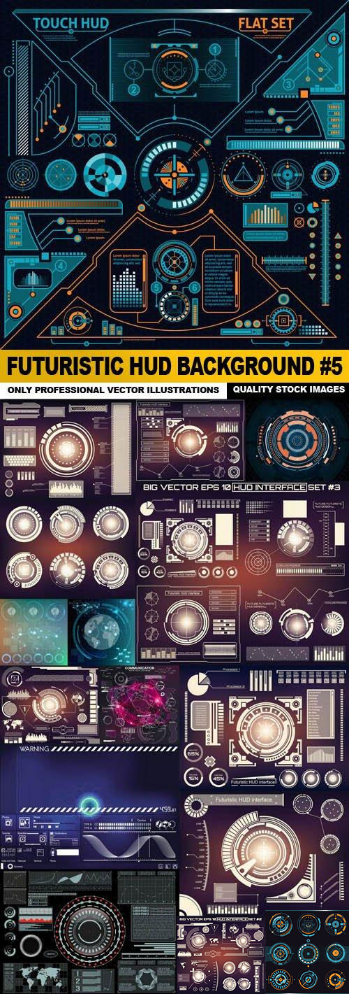 Futuristic HUD Background #5, 19xEPS Futuristic HUD Background #5, 19xEPS
