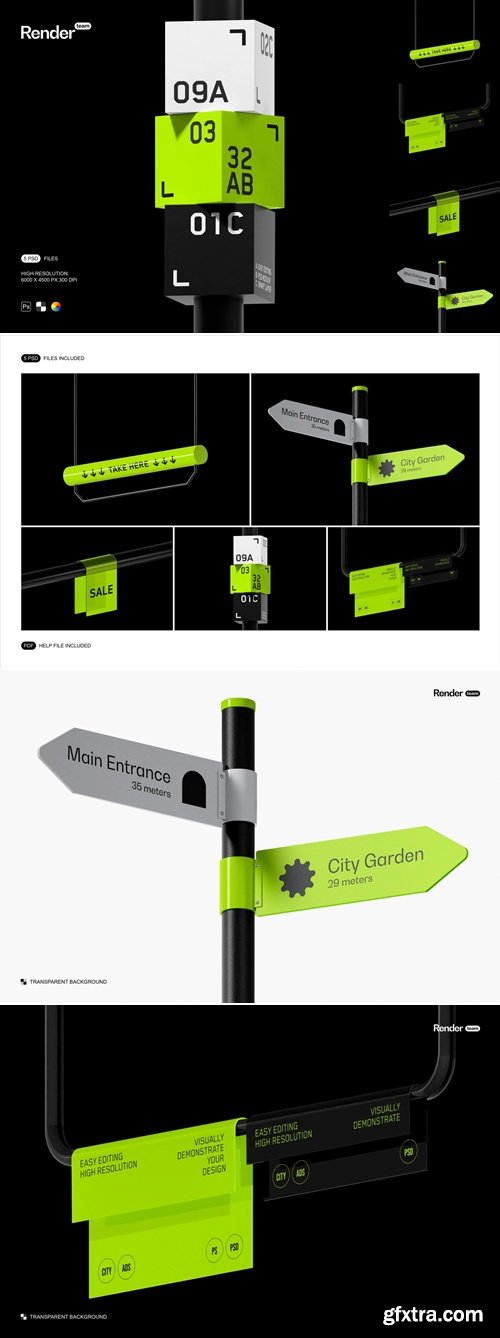 MockupCloud - City Advertising Mockup Set