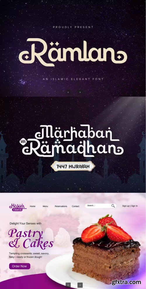 Ramlan Modern Arabic Fonts