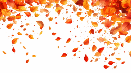 Autumn Falling Leaves 24xPNG, 1xAI