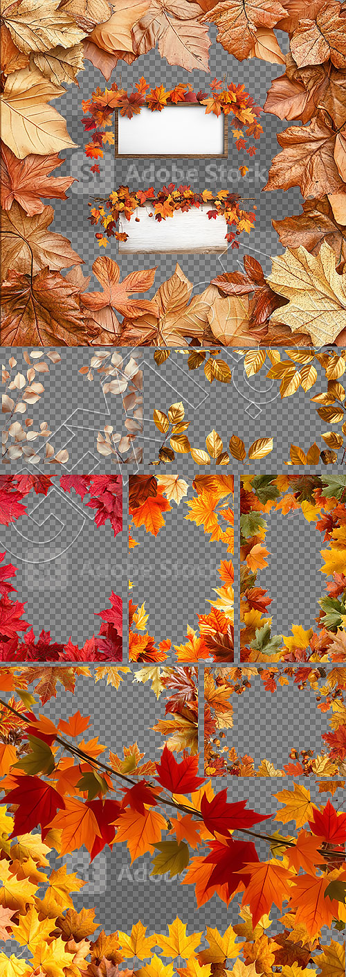 Autumn Frames 25xPNG