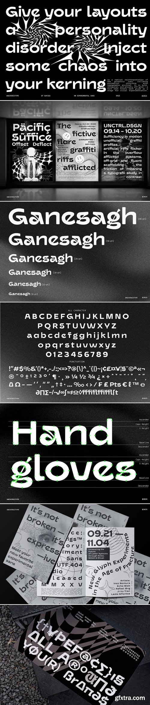 CreativeMarket - UT Gafigs - An Experimental Sans