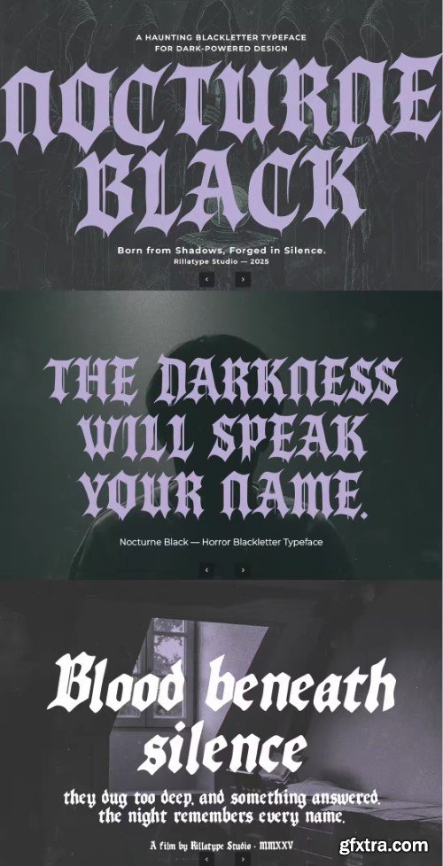 Nocturne Black Font
