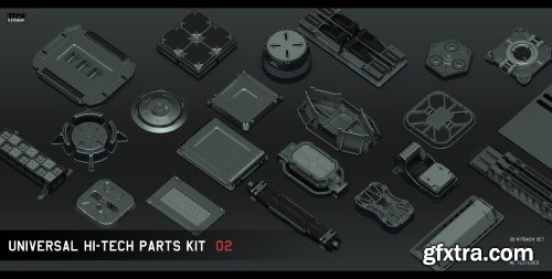 ArtStation - Universal Hi-tech parts kit