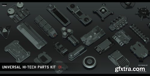 ArtStation - Universal Hi-tech parts kit