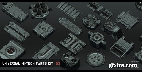 ArtStation - Universal Hi-tech parts kit