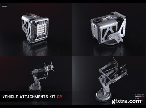 ArtStation - Vehicle attachments kit - 2/3