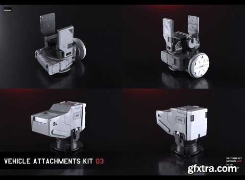 ArtStation - Vehicle attachments kit - 2/3