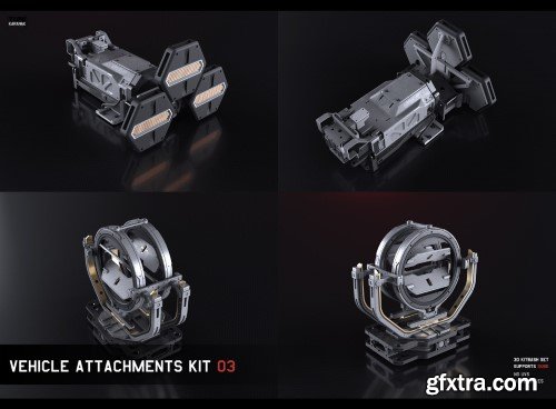 ArtStation - Vehicle attachments kit - 2/3