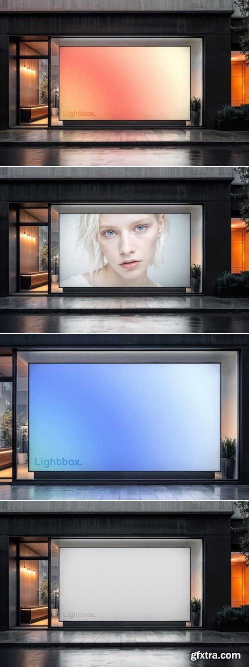 Pixelbuddha - Storefront Lightbox Mockup 5355
