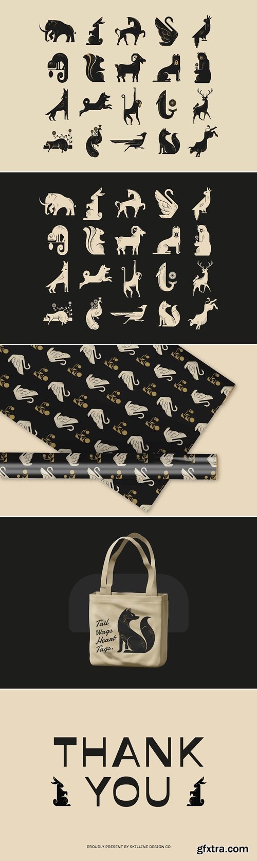 CreativeMarket - Abstract Animal Graphic 291639058