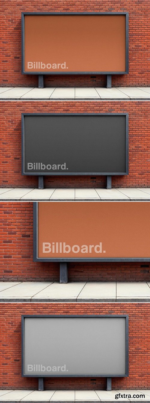 Pixelbuddha - Brick Wall Billboard Mockup 5291