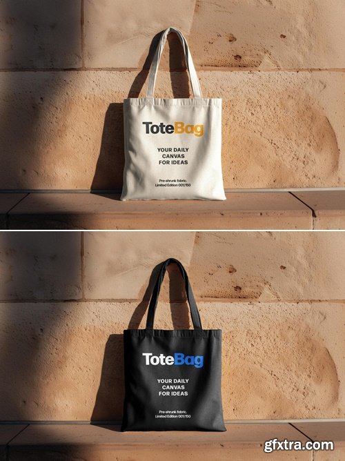 Pixelbuddha - Square Tote Bag Mockup 5286