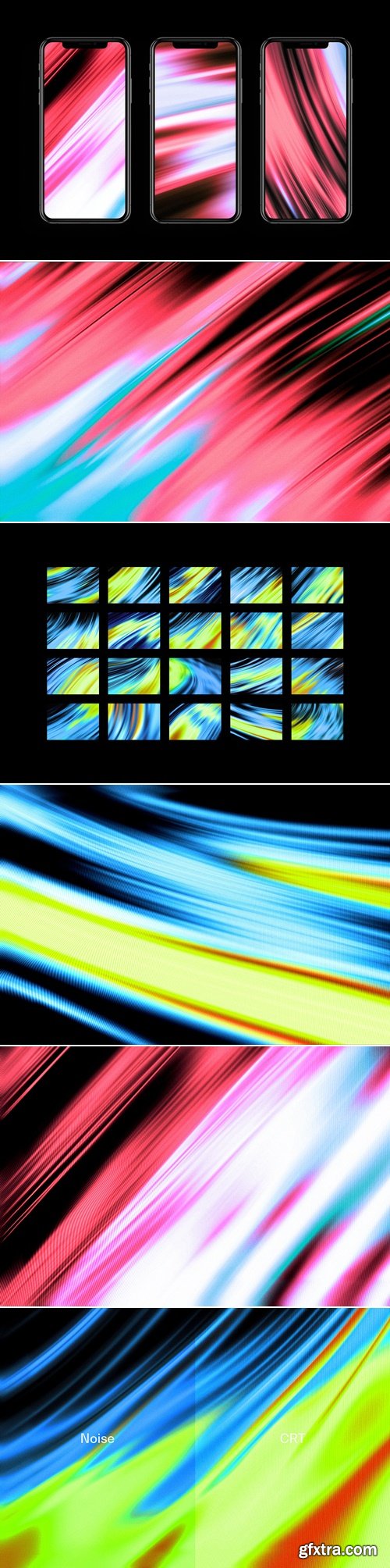 CreativeMarket - Motion Energy Gradient Backgrounds 291322495