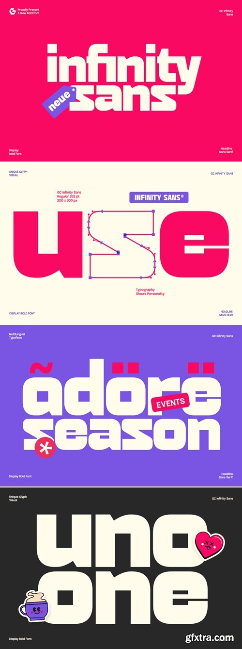 CreativeMarket - GC Infinity - Display Bold Sans 291684052