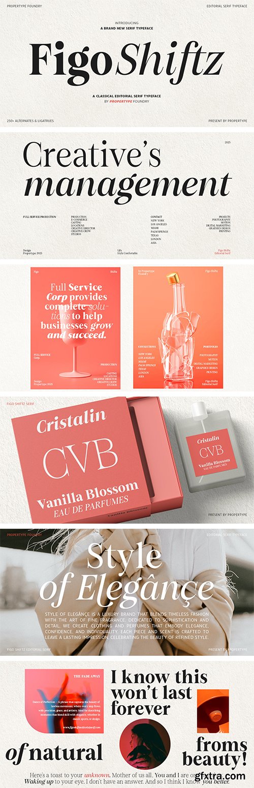 MyFonts - Figo Shiftz Editorial Font Family 20xOTF MyFonts - Figo Shiftz Editorial Font Family 20xOTF