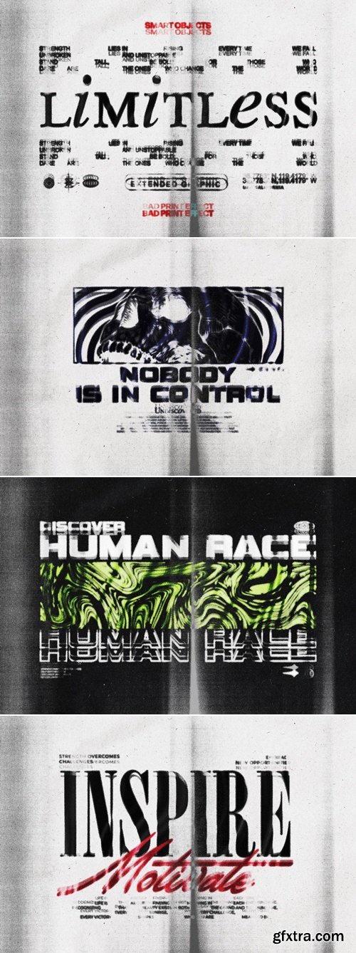 Supply Family - Bad Print Distort Effect