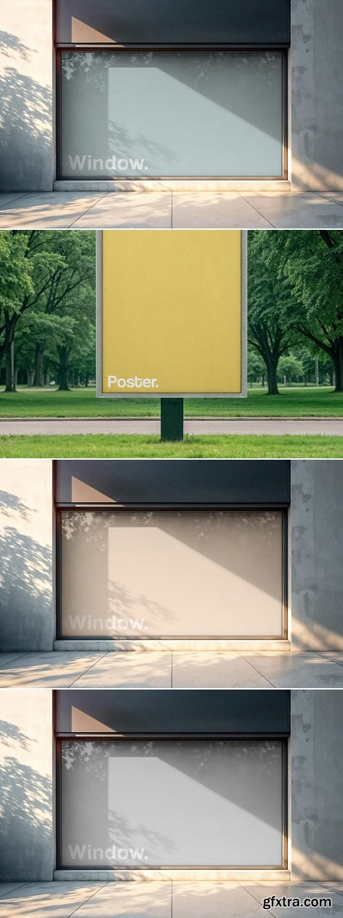 Pixelbuddha - Window Billboard Mockup 5239
