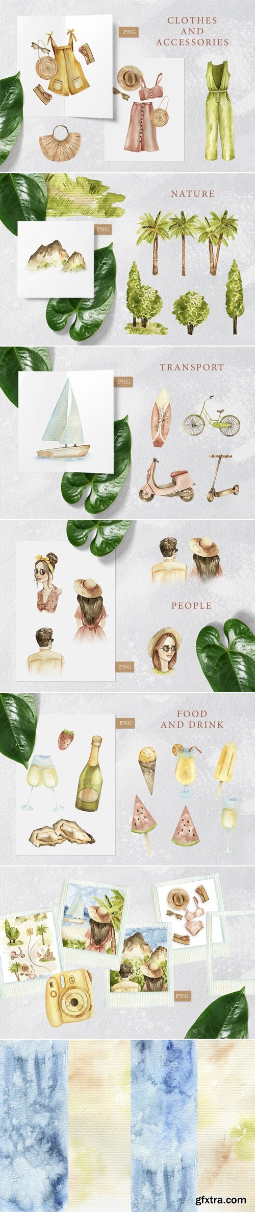 Pixelbuddha - Travel Map Watercolor Art 2395