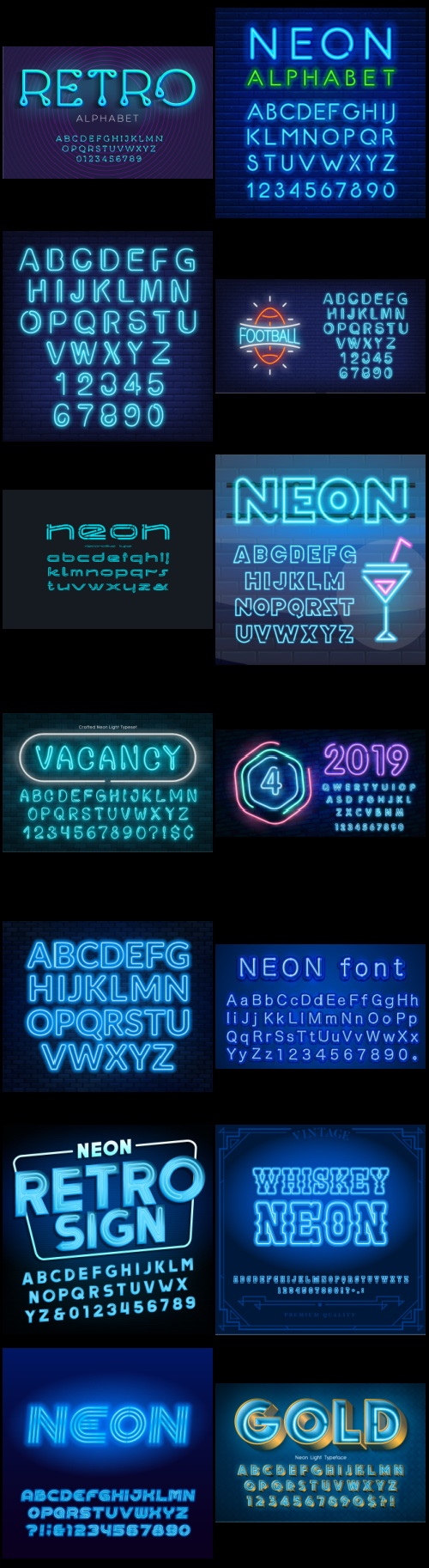 577 Vector Alphabets Bundle 526xAI, 51xEPS