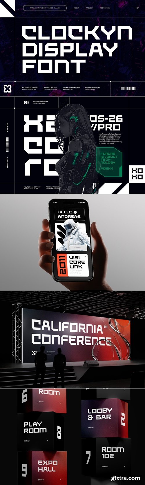 CreativeMarket - Clockyn - Futuristic & Bold Expanded