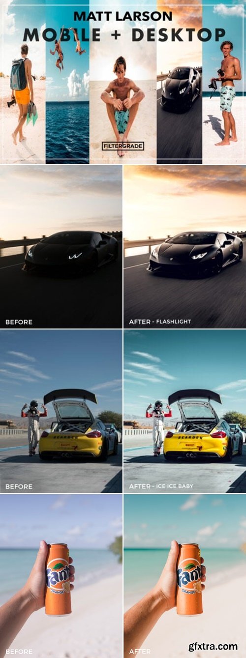 FilterGrade - Matt Larson Lightroom Preset Bundle MOBILE+DESKTOP