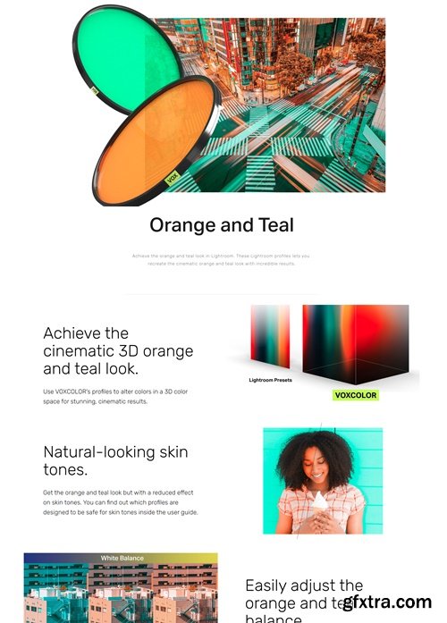 VOXCOLOR - Orange and Teal PRO