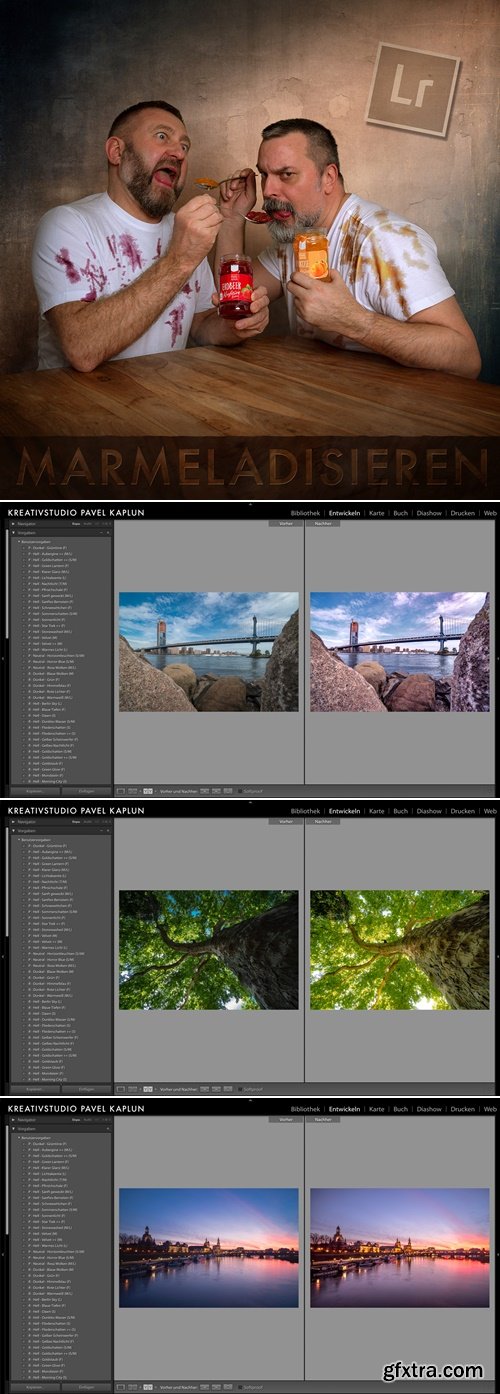 Kaplun Filter Kollektion - Marmeladisierungs-Presets (LR & Camera RAW)