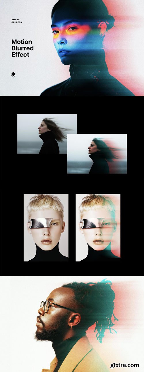 Motion Blurred Photo Effect for Photoshop