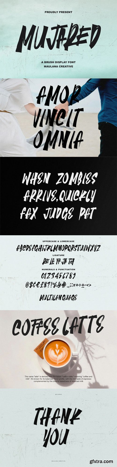 Mujared - Brush Display Handwritten Font