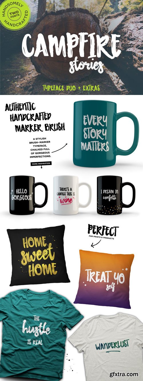 Campfire Stories Font Duo