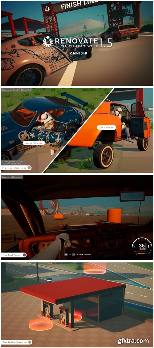 Renovate: Vehicle Framework (5.4) for Unreal Engine