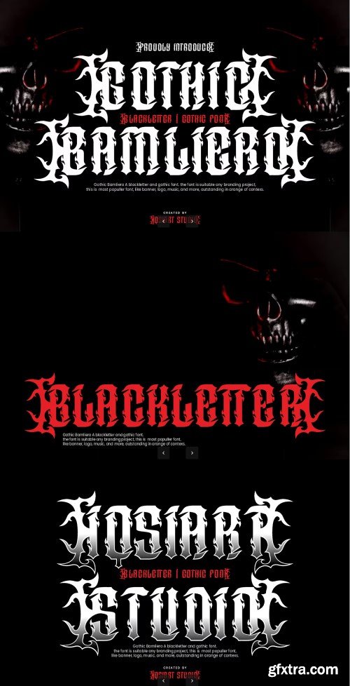 Gothic Bamliero - Medieval Font