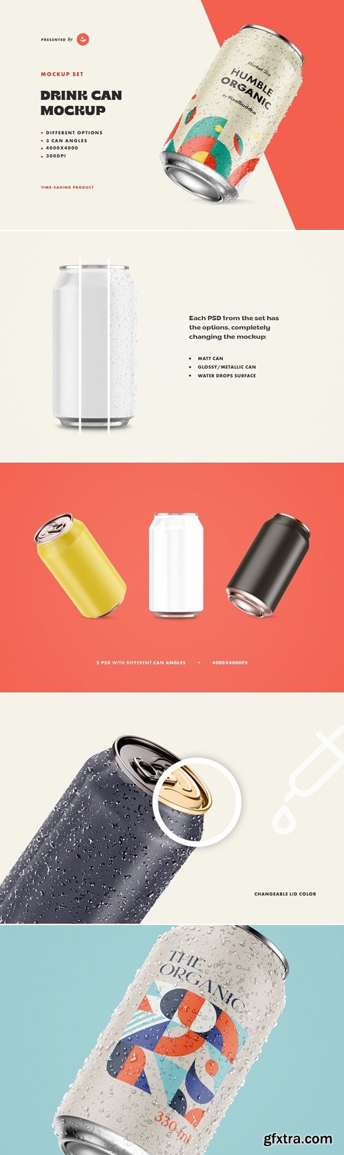 CreativeMarket - Drink Can Mockups 4634180