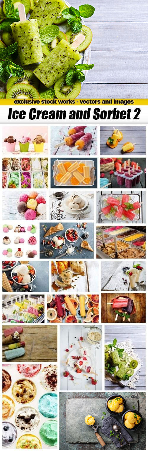 Ice Cream and Sorbet #2, 25xJPG