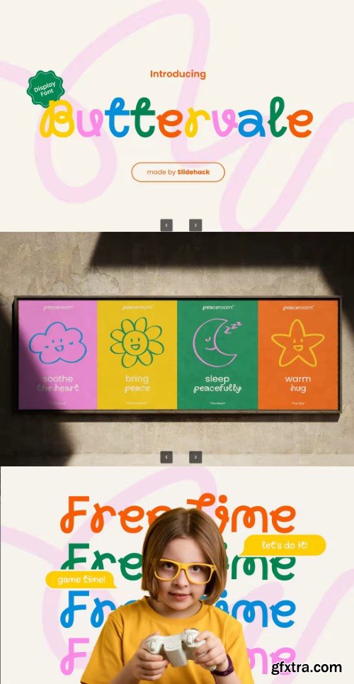 Buttervale - Playful Curly Font