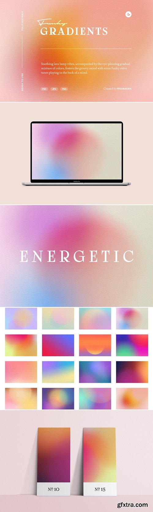 CreativeMarket - Funky Gradient Textures 5761654