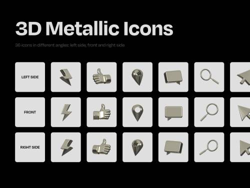 'Metallic Icons' 'Metallic Icons'