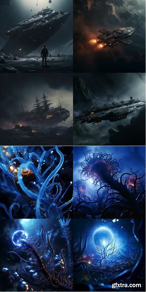 458 Midjourney Prompts for Sci-fi: Vol 2