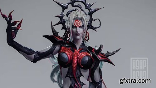 Hela - Queen In Black Rig (Blender)