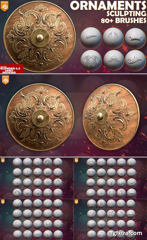 SuperhiveMarket - Blender Ornaments Brushes