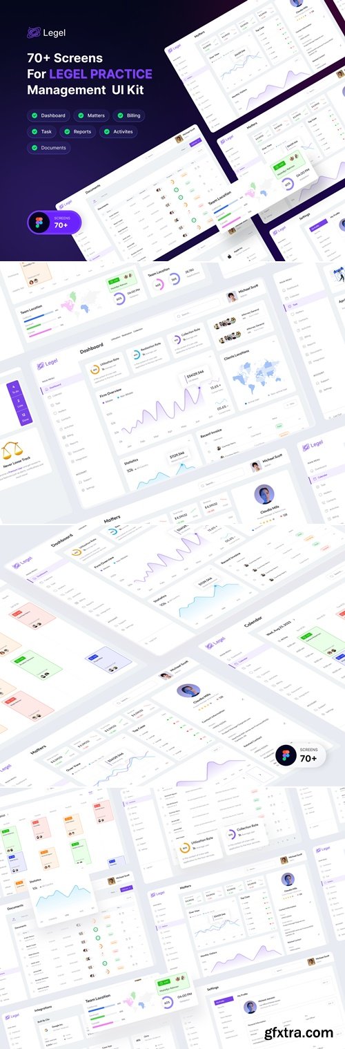Legel - Case Practice Management Web App UI Kit