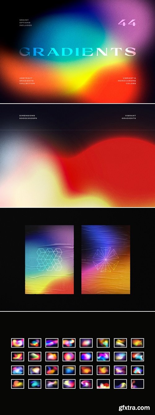 CreativeMarket - Magma Retro Gradient Textures 6601825