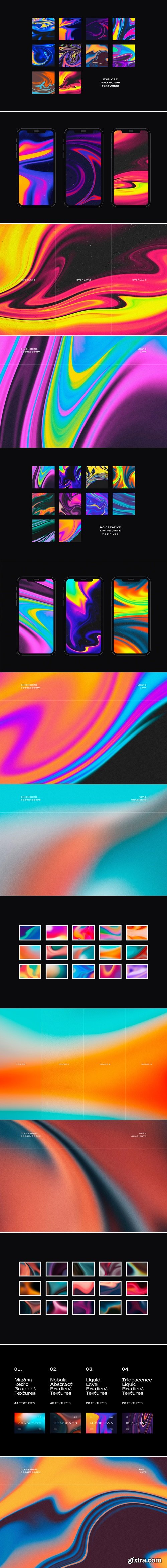 CreativeMarket - Fluid Gradient: Background Textures Bundle 16093402