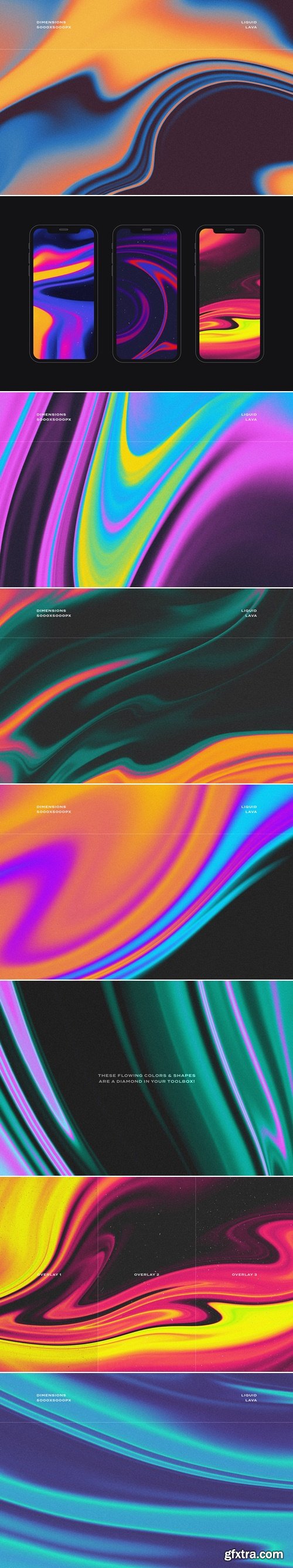 CreativeMarket - Liquid Lava Luminescent Textures 10254674