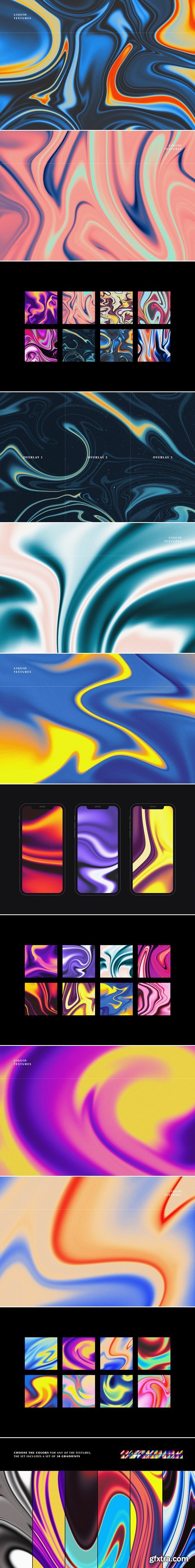 CreativeMarket - Iridescence: Liquid Textures Kit 12175777
