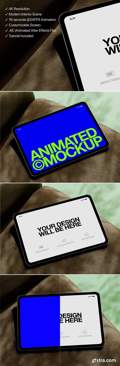 Pixelbuddha - Animated iPad Pro Mockup 5407