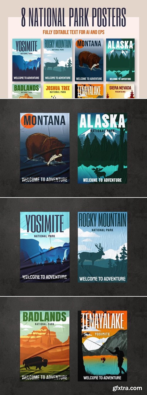 Pixelbuddha - National Park Poster Collection 5411