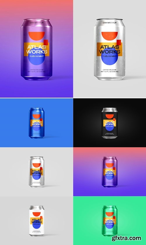 CreativeMarket - 330ml Can Mockup 291795412