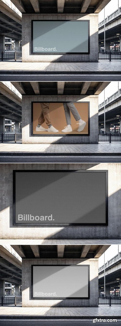 CreativeMarket - Outdoor Billboard Mockup with Shadow 291773918